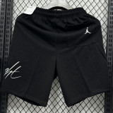 M16 Jordan Black Pure Cotton Fabric Casual Short Pants