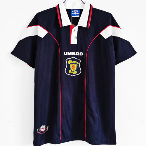 1996-1998 Scotland Home Retro Soccer Jersey