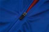 Mens Barcelona Jacket + Pants Training Suit Blue 2024/25