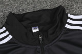 24-25 Japan Black Half Pull Tracksuit