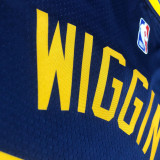 22-23 WARRIORS WIGGINS #22 Royal blue Top Quality Hot Pressing NBA Jersey (Trapeze Edition)