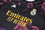 24-25 Real Madrid Black Purple Training Short Suit