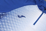 2024 JOM Fancy Blue Half Pull Tracksuit