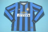 2009-2010 INT Home Long Sleeve Retro Soccer Jersey