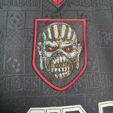 2016 West Ham Iron Maiden #16 Black Retro Soccer Jersey