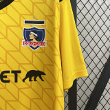 24-25 Colo-Colo Yellow GoalKeeper Fans Soccer Jersey