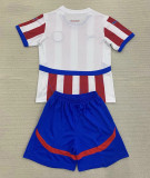 24-25 Paraguay Home Kids Soccer Jersey