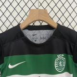 24-25 Sporting Lisbon Home Kids Soccer Jersey