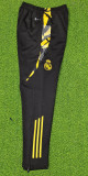 24-25 Real Madrid  Black Training Long Pants (Have Pocket)
