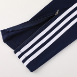 2024 AD Fancy Blue Half Pull Tracksuit