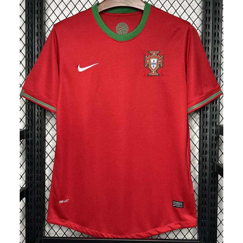 2012 Portugal Home Retro Soccer Jersey