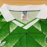 1990 Germany Away Long Sleeve Retro Soccer Jersey