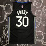 2020 Warriors CURRY #30 Black Grey Top Quality Hot Pressing NBA Jersey