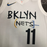 22-23 NETS IRVING #11 White City Edition Top Quality Hot Pressing NBA Jersey