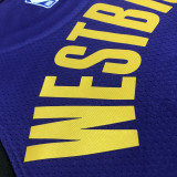 22-23 LAKERS WESTBROOK #0 Purple Top Quality Hot Pressing NBA Jersey (Trapeze Edition)