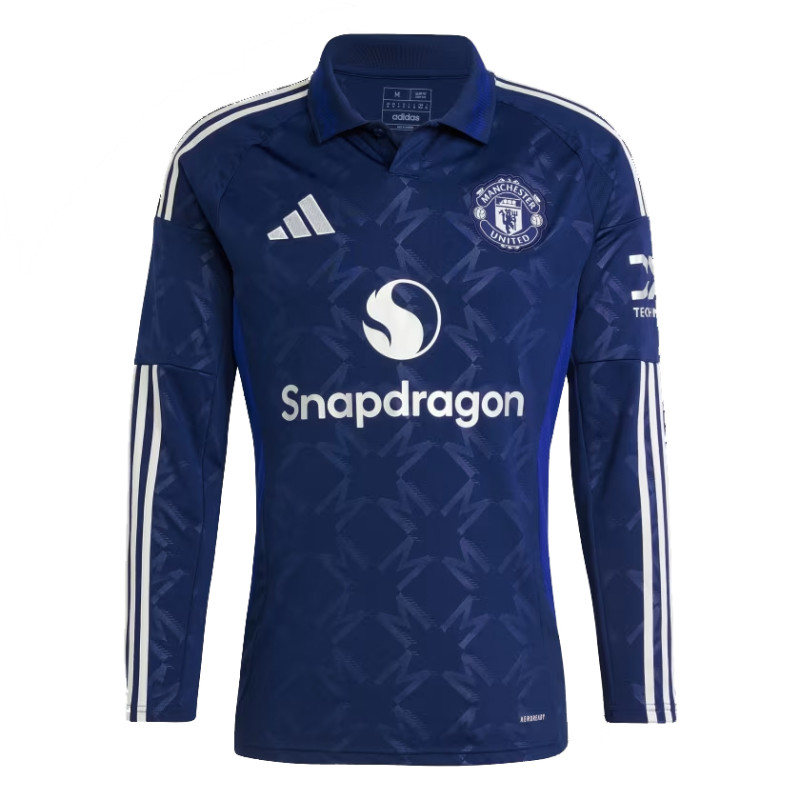 Mens Manchester United Away Jersey Long Sleeve 2024/25