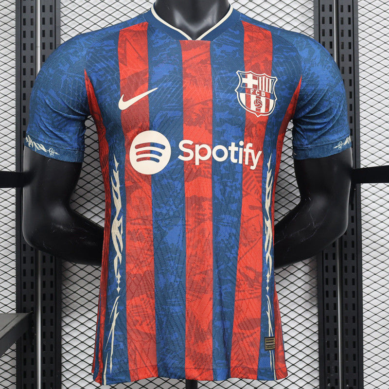24-25 Mens Barcelona  Blue Red Limited Edition Palyer Version Training Shirts