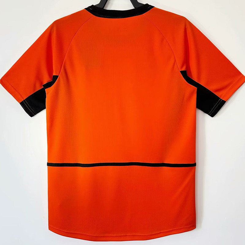 2002 Netherlands Home Retro Soccer Jersey