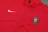 24-25 Portugal Red Jacket Tracksuit