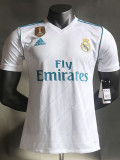 2017-2018 Real Madrid Home Player Version  Retro Soccer Jersey