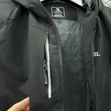 2024 Camel Velvet Thickened warm Black Outdoor Jackets