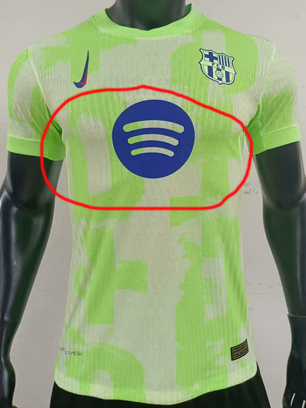 24-25  Mens Barcelona  Third Player Version Soccer Jersey