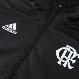 23-24 Flamengo Black Windbreaker (白边）
