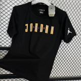 T174 Jordan Black High Quality Casual T-Shirt