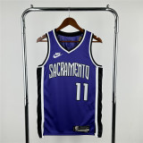 Mens Sacramento Kings Nike Purple Hardwood Classic Swingman Jersey