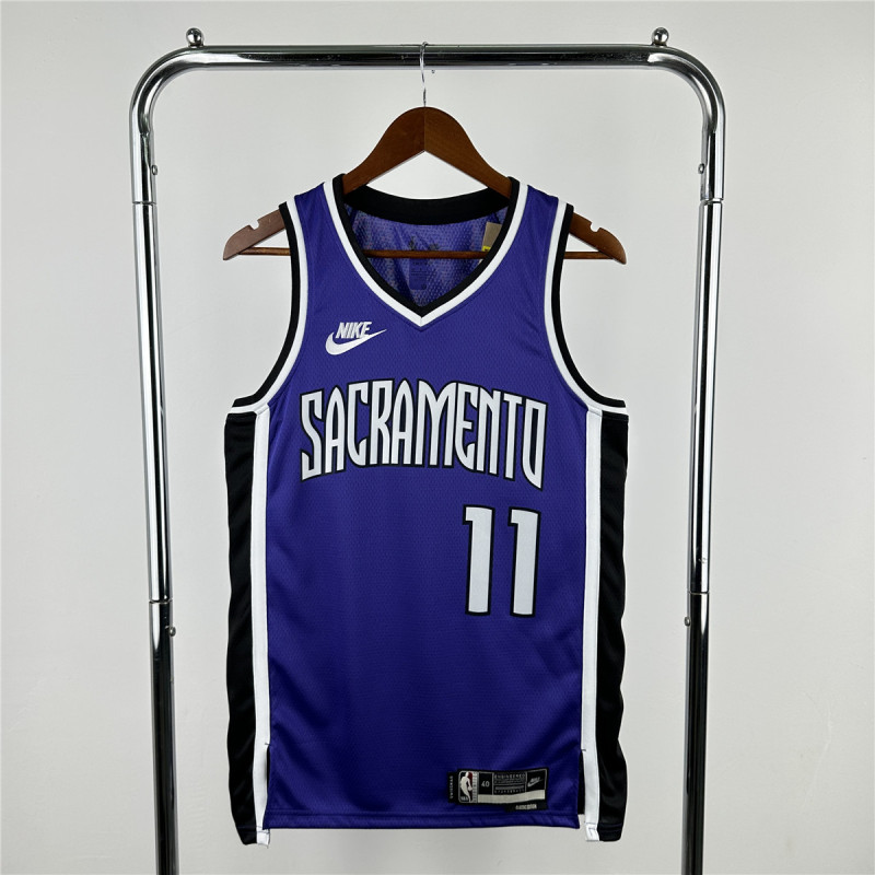 Mens Sacramento Kings Nike Purple Hardwood Classic Swingman Jersey