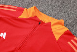 2024 AD Red Half Pull Tracksuit