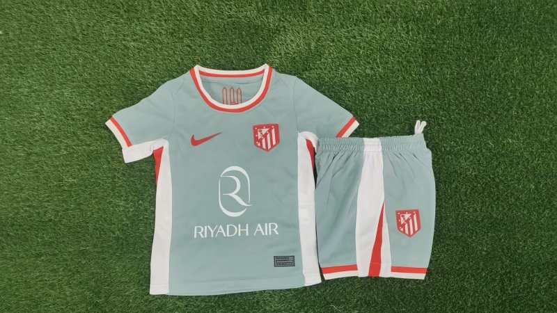 Kids Atletico Madrid Away Jersey 2024/25