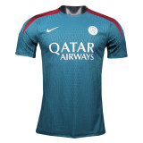 Mens PSG Pre-Match Short Training Authentic Lake Blue Jersey 2024/25 - Match