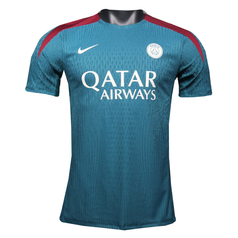 Mens PSG Pre-Match Short Training Authentic Lake Blue Jersey 2024/25 - Match