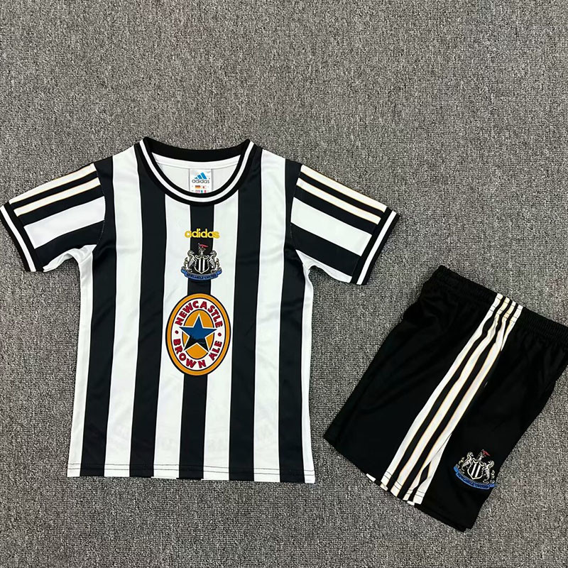 1997-1999 Newcastle Home Kids Retro Soccer Jersey