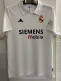 2002-2003 Real Madrid   Home Retro Soccer Jersey