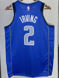 22-23 Dallas Mavericks IRVING #2 Blue Away Top Quality Hot Pressing NBA Jersey