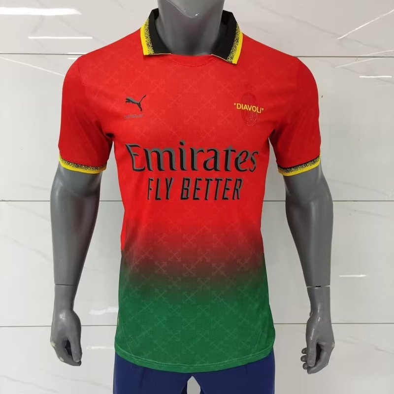 Mens AC Milan Special Edition Red Jersey 2025/26