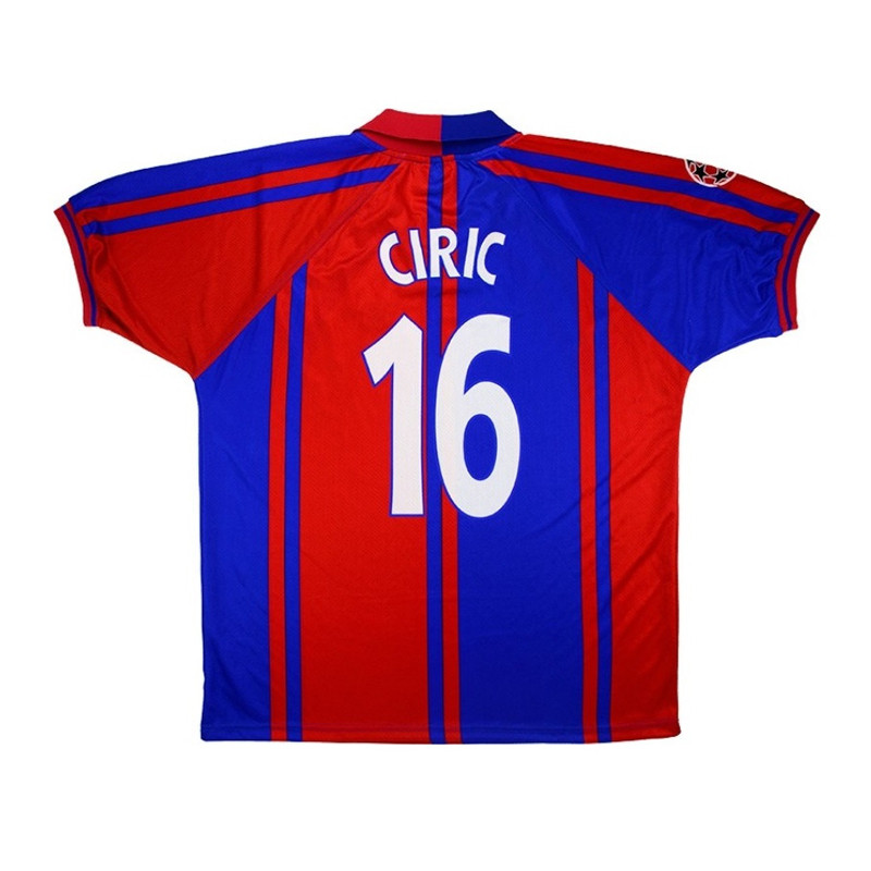 Mens Barcelona Retro Home Champions League Jersey 1997/98