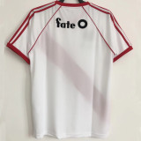 1986 River Plate White Retro Soccer Jersey