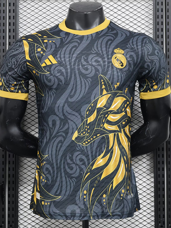 24-25 Real Madrid Black Special Edition Player Version Soccer Jersey