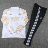 24-25 Real Madrid  White Half Pull Special Edition