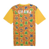 Mens Ghana Pre-Match Yellow Jersey 2025