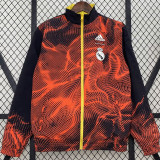 24-25  Real Madrid Yellow & Red Double Sided Windbreaker