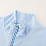 24-25  Real Madrid  Light blue Jacket Tracksuit suit