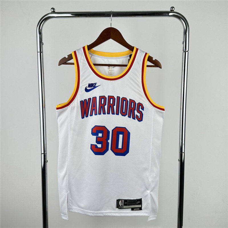 Mens Golden State Warriors Nike White 2024/25 Swingman Jersey - Classic Edition