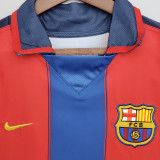 2003-2004 Mens  Barcelona   Home Retro Soccer Jersey