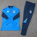24-25 Porto Fancy blue Half Pull Tracksuit