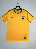 Mens Brazil Retro Home Jersey 2010