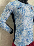 24-25 Portugal Away Long Sleeve Player Version Soccer Jersey